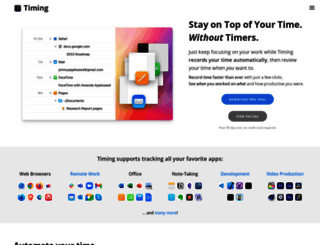 beta.timingapp.com screenshot