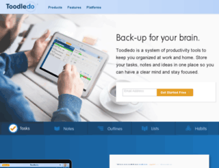 beta.toodledo.com screenshot
