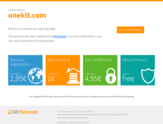 beta_webs.onekit.com screenshot