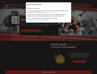 betacraft.fr screenshot