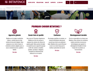 betafence.fr screenshot