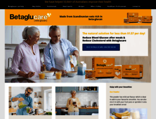 betaglucare.com.au screenshot