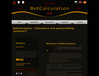 betcalculation.com screenshot