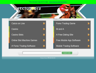 betclub.biz screenshot