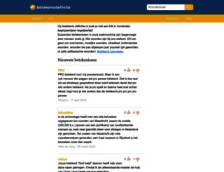 betekenis-definitie.nl screenshot