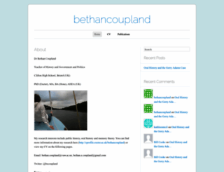 bethancoupland.wordpress.com screenshot