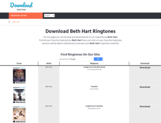 bethhart.download-ringtone.com screenshot