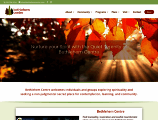 bethlehemcentre.com screenshot