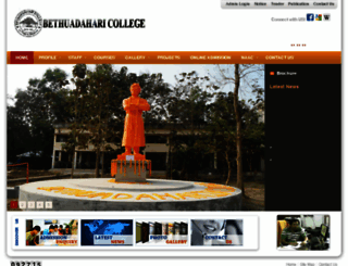 bethuadaharicollege.com screenshot