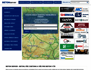 betonserver.cz screenshot