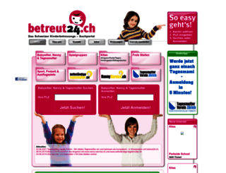 betreut24.ch screenshot