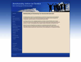 betriebsausflug-anbieter.de screenshot
