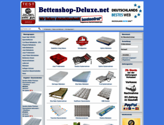 bettenshop-deluxe.net screenshot