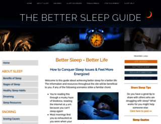 better-sleep-better-life.com screenshot