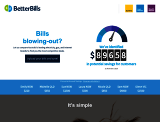 betterbills.com screenshot