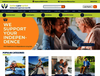 bettercaremarket.com.au screenshot