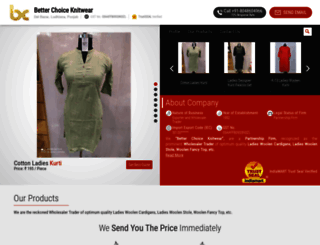 betterchoiceknitwear.com screenshot
