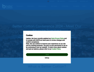 bettercotton.org screenshot