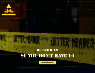 betterheader.com screenshot