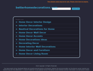 betterhomedecorations.com screenshot