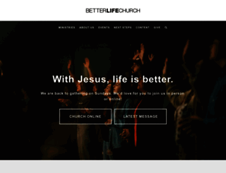 betterlife.church screenshot