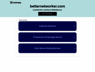 betternetworker.com screenshot