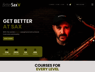 bettersax.com screenshot