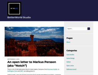 betterworldstudio.wordpress.com screenshot