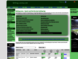 betting-arena.com screenshot