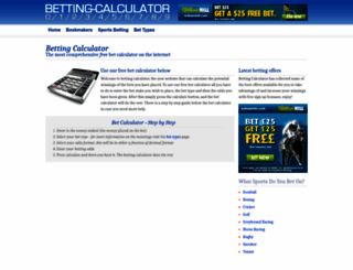 betting-calculator.co.uk screenshot