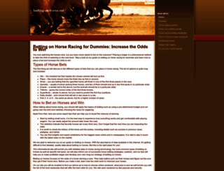 betting-on-horse.net screenshot