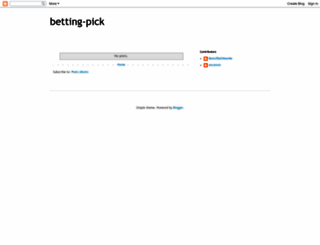 betting-pick.blogspot.com screenshot