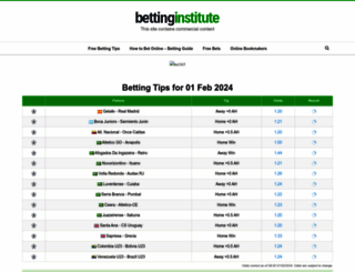 bettinginstitute.co.uk screenshot