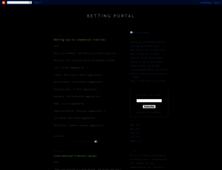 bettingportal.blogspot.com screenshot