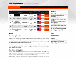bettingset.com screenshot