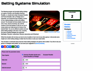 bettingsimulation.com screenshot