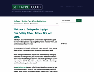 bettingtips.betfayre.co.uk screenshot
