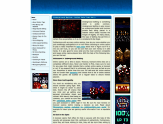 bettingunderground.com screenshot