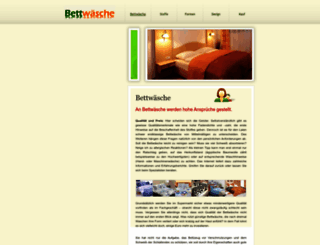 bettwaesche.org screenshot
