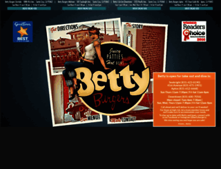 bettyburgers.com screenshot