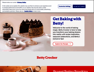bettycrocker.co.uk screenshot