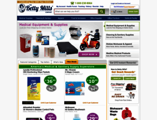 bettymills.com screenshot