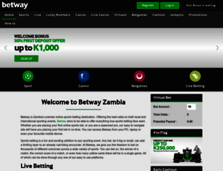 betwayzambia.com screenshot