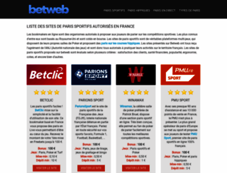betweb.fr screenshot
