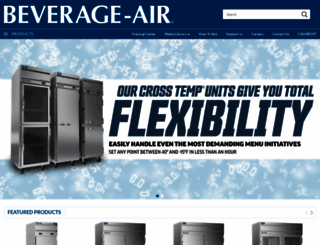 beverage-air.com screenshot