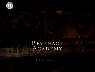 beverageacademy.com screenshot