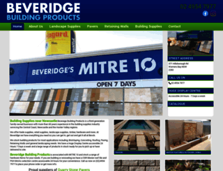 beveridgebuilding.com.au screenshot