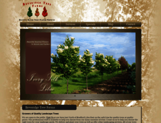 beveridgetreefarms.com screenshot