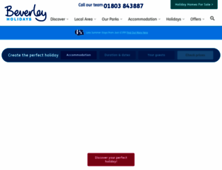 beverley-holidays.co.uk screenshot