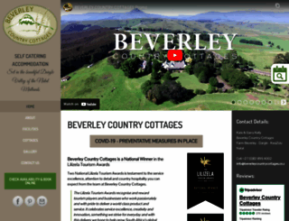 beverleycountrycottages.co.za screenshot